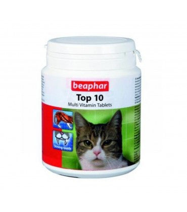 Beaphar Top 10 Multi Vitamin Tablets for Cats-30 tabs