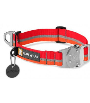 Ruffwear Top Rope Dog Collar - Small  Kokanee Red