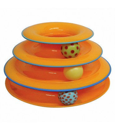 Petstages Tower of Tracks Three Level Active Cat Toy