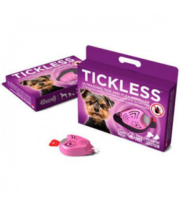 TickLess Pet Ultrasonic Tick And Flea Repeller  Purple