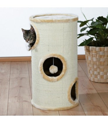 Trixie Samuel 3-Storey Cat Tower Beige Height 70 cm