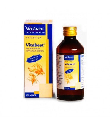 Virbac Vitabest High Energy Tonic for Dogs - 150 ml