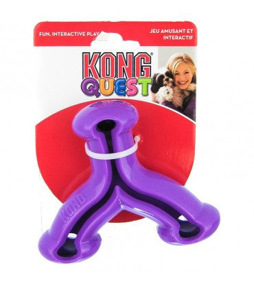 Kong Quest Wishbone Treat Dispending Dog Toy - Large